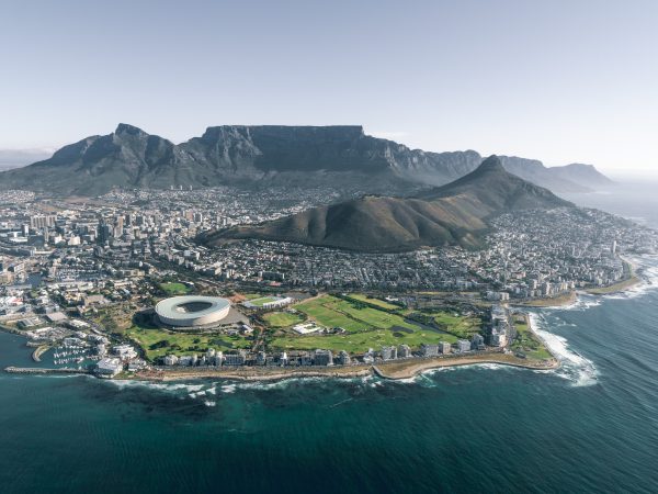 air view of Cape town